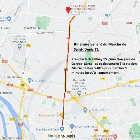 Studio De Standing Refait A Neuf Aux Portes De Paris ! Pierrefitte-sur-Seine